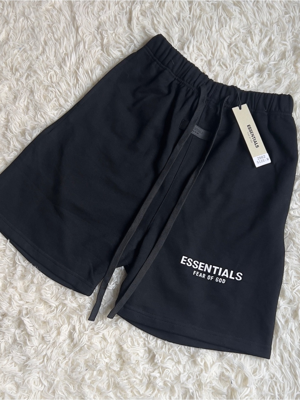 Essentials Classic Black  Shorts